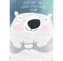 Postkarte Smile 10,5x14,8 cm