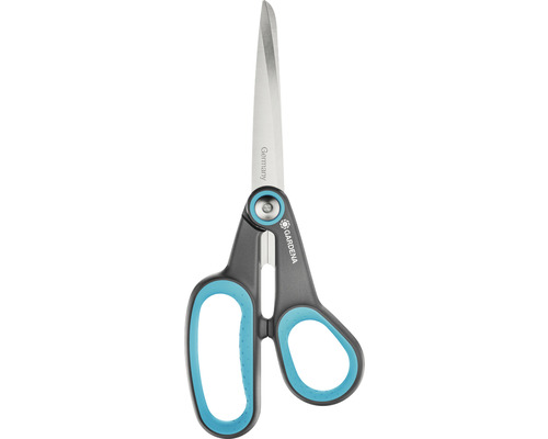 Cisailles de jardin avec poignées en plastique et lames en acier de la marque Gardena