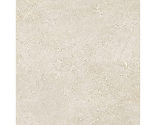 Feinsteinzeug Terrassenplatte Rock beige rektifizierte Kante 60 x 60 x 2 cm Fliesenbelag mit Steindekor