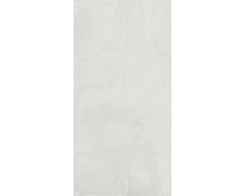 Carrelage sol et mur en grès cérame fin Paint white 30 x 60 cm