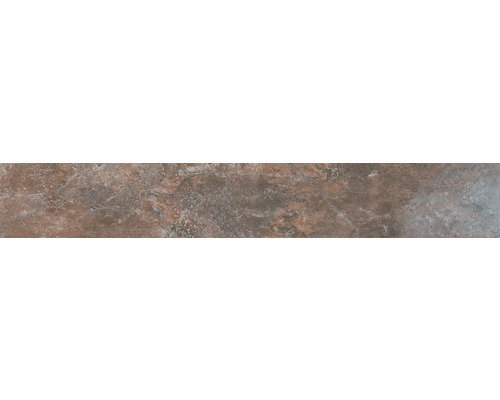 Plinthe de carrelage Queen brown 9x60 cm poli Carreau en céramique aspect pierre