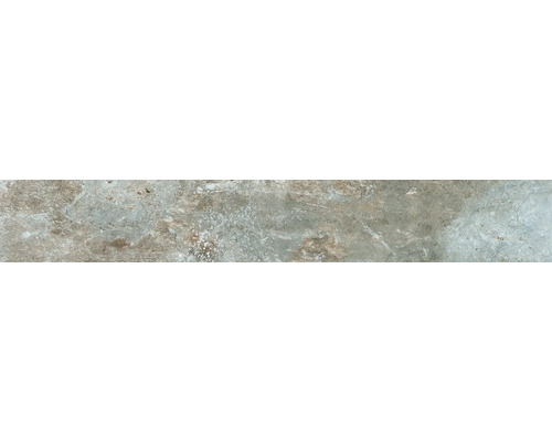 Plinthe de carrelage Queen green 9x60 cm poli Carreau en céramique aspect pierre naturelle