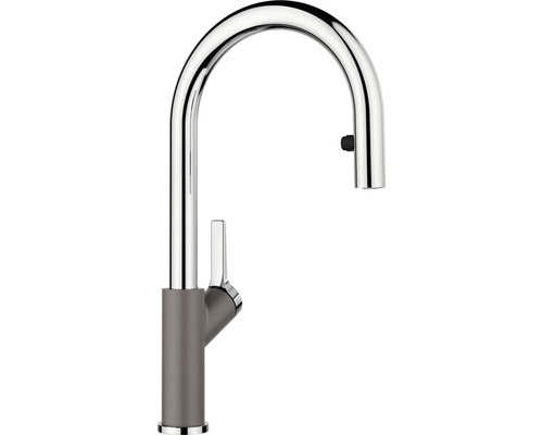 Robinet de cuisine Blanco CARENA chrome gris volcan 526930