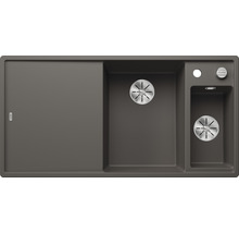 Blanco AXIA III 6 S Spüle BxT 1000x510 mm Silgranit vulkangrau inkl. Glasschneidbrett und Multifunktionsschale 527228