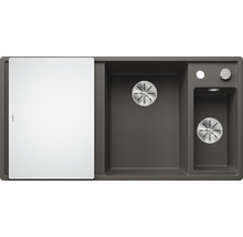 Blanco AXIA III 6 S Spüle BxT 1000x510 mm Silgranit vulkangrau inkl. Glasschneidbrett und Multifunktionsschale 527228