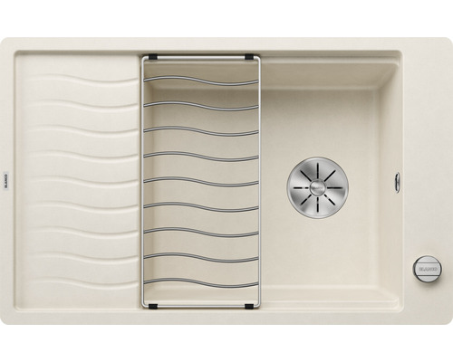 Spüle mit Abtropffläche und Abtropfgestell