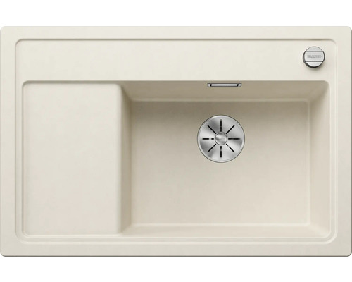Blanco ZENAR XL 6 S Compact évier lxp 780x510 mm Silgranit blanc soft 527185 Évier de cuisine beige avec égouttoir