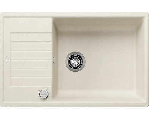 Blanco ZIA XL 6 S Compact évier lxp 780x500 mm Silgranit blanc soft 527213 Évier en pierre avec égouttoir