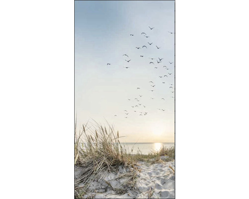 Tableau sur toile Nordic Beach Atmosphere IX Giclée 100x200 cm