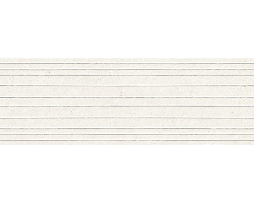 Steingut Wandfliese Manhattan Wall bone Lines Shaped 33,3x100 cm
