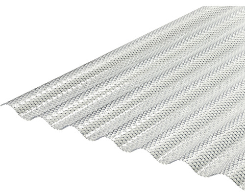 PVC Wellplatte Prisma Sinus 76 / 18 klar 2000 x 900 x 2,5 mm