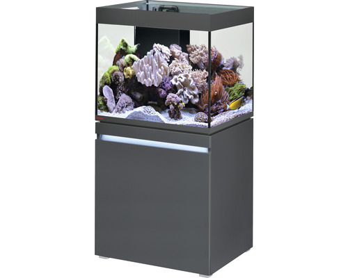 Kit complet d'aquarium EHEIM incpiria 230 reef avec pompe d'alimentation et meuble bas éclairé graphite