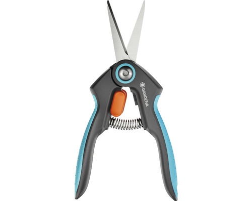 Cisailles à gazon Gardena avec lames en acier et poignées en plastique