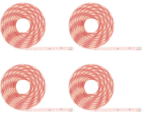 Quatre bandes LED enroulées