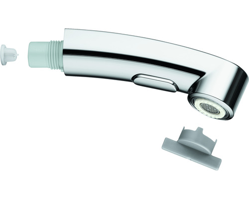 Zerlegbarer Bidet Brausekopf aus Chrom mit Sieb und Halterung