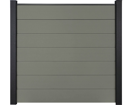 Élément principal GroJa Flex Grande système d'enfichage sans poteaux 180 x 180 cm gris