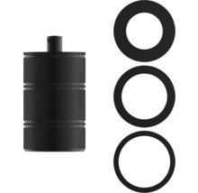 Lampenfassung mit drei Dichtungsringen