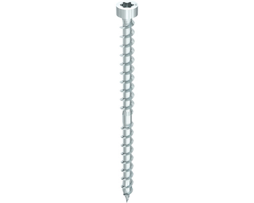 Vis à bois HECO Topix-Plus CombiConnect 6.5x190 mm tête cylindrique Torx T30 CC filetage galvanisé 100 pièces