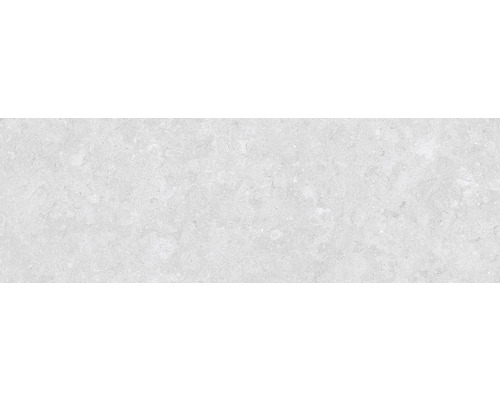 Steingut Wandfliese Ghent Wall silber shaped 33,3 x 100 cm