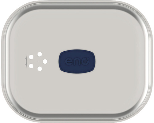 Boîte à pain en métal avec trous d''aération et fermeture