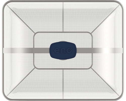 Aufbewahrungsbox mit blauem Verschluss