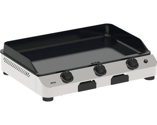 Plaque de cuisson Eno avec trois boutons rotatifs pour le contrôle de la température