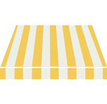 Gelb gestreifter Markisenstoff