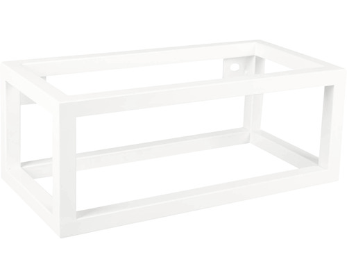 Cadre de meuble sous-lavabo blanc