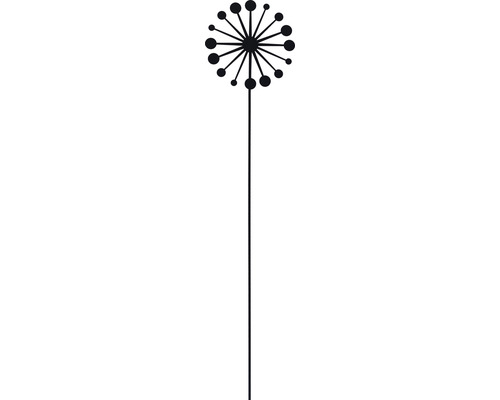 Tuteur décoratif Lafiora fleur version 1 h 90 cm noir