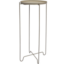 Table d''appoint avec plateau rond et structure en métal