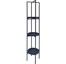 Étagère à plantes lot de 3 Lafiora métal h 107,5 cm noir