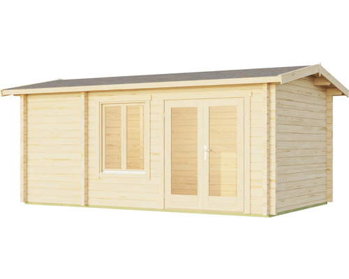 Abri de jardin en bois avec fenêtre et double porte