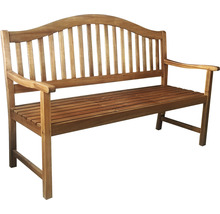 Holzbank für den Garten
