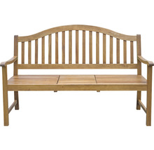Holzbank für den Garten