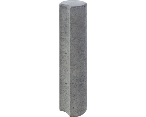 Rundpalisade iMount mit Hohlkehle grau 15 x 80 cm Rundpalisade iMount mit Hohlkehle grau 15 x 80 cm