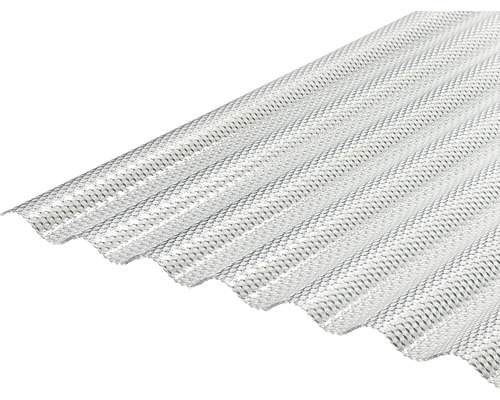 Salux Prisma Strukturplatte Sinus 76/18 klar 3500 x 900 x 2.5 mm