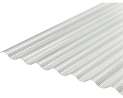 Plaque ondulée PVC PRISMA Sinus 76/18 transparente 5000x900x2,5 mm Plaque ondulée en plastique