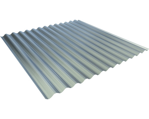 Salux Prisma Strukturplatte Sinus 76/18 grau 3500 x 900 x 2.5 mm