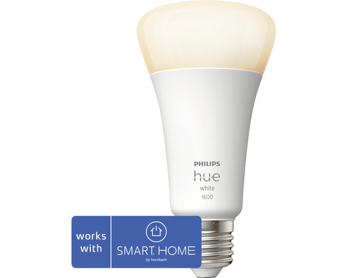 Ampoule Philips hue White A67 à intensité lumineuse variable blanc E27 15,5W 1600 lm blanc chaud - blanc neutre 1 pièce - Compatible avec SMART HOME by hornbach