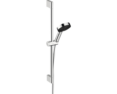 Ensemble barre de douche hansgrohe Pulsify Select S 105 3j Relaxation EcoSmart chrome brillant longueur de barre 669 mm 24161000 Ensemble barre de douche hansgrohe Pulsify Select S 105 3j Relaxation EcoSmart chrome brillant longueur de barre 669 mm 24161000
