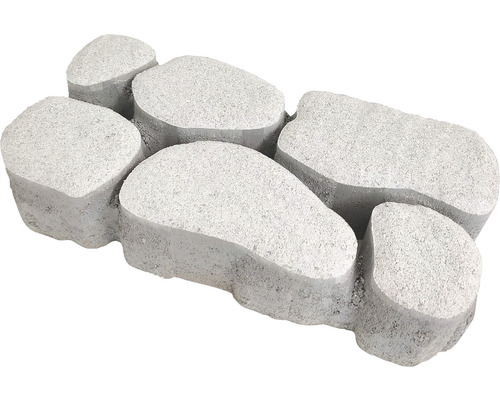 Kopfsteinpflaster Sassi Avorio 20 x 40 x 8 cm Zierstein aus Beton in Steinoptik für den Garten