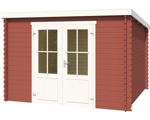 Abri de jardin en bois avec double porte