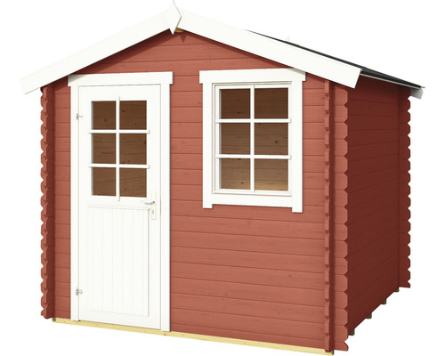 Gartenhaus aus Holz mit Fenster und Tür