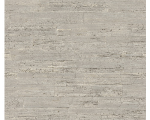 Papier peint intissé 537024 Curiosity aspect bois gris Revêtement de sol aspect pierre
