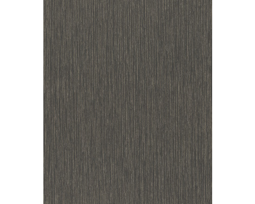 Papier peint intissé 537741 Curiosity rayures noir Papier peint avec effet de structure verticale pour la décoration murale