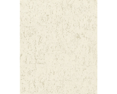 Papier peint intissé 538311 Curiosity effet visuel crème Papier peint avec structure d''enduit