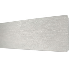 Chant ABS K522 PE aluminium Flash 2x23 mm rouleau = 75 m (au mètre, pas de marchandise commerciale)-thumb-0