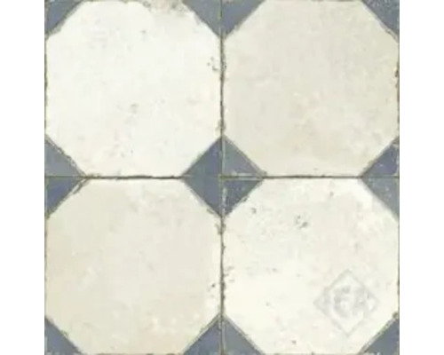 Fliesenmuster mit achteckigen und quadratischen Formen