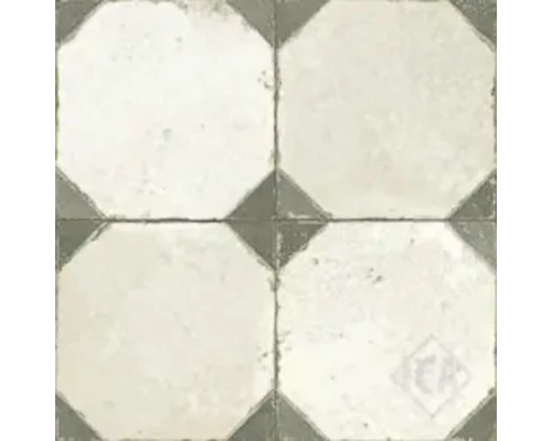 Motif de carreaux avec formes octogonales et carrées
