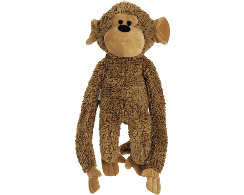Beeztees Jouet pour chiens singe Vik marron 40 cm x 20 cm x 13 cm Peluche singe